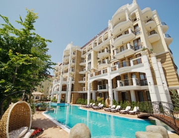 Двухкомнатная квартира класса Люкс на Солнечном Берегу. Вторичная недвижимость в Болгарии, комплекс Harmony Suites 8.