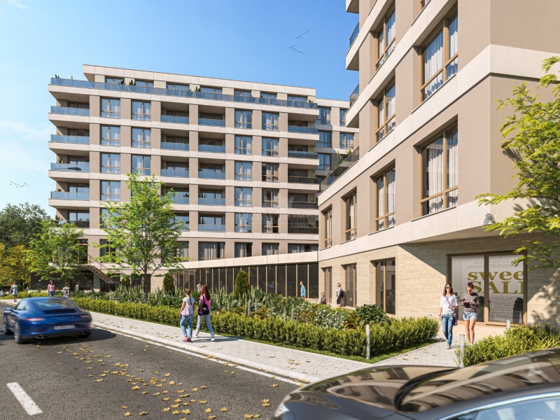 Продажа однакомнатных квартир в Бургасе, Болгария 